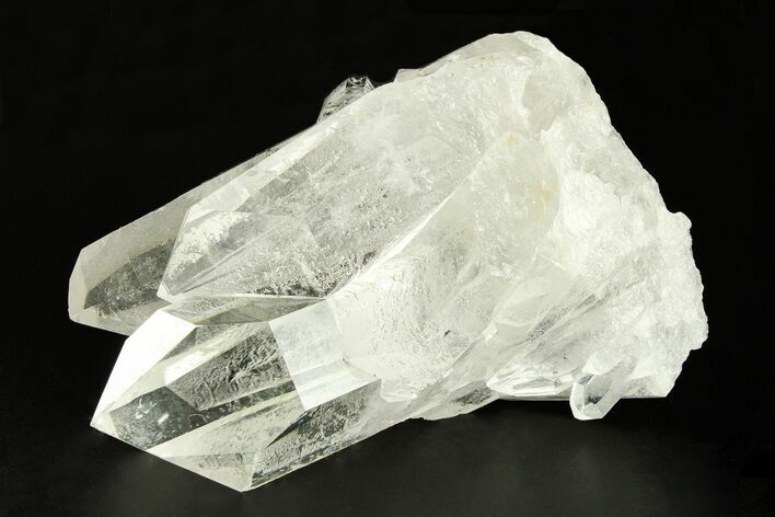 Glass-Clear Quartz Crystal Cluster - Brazil #292119